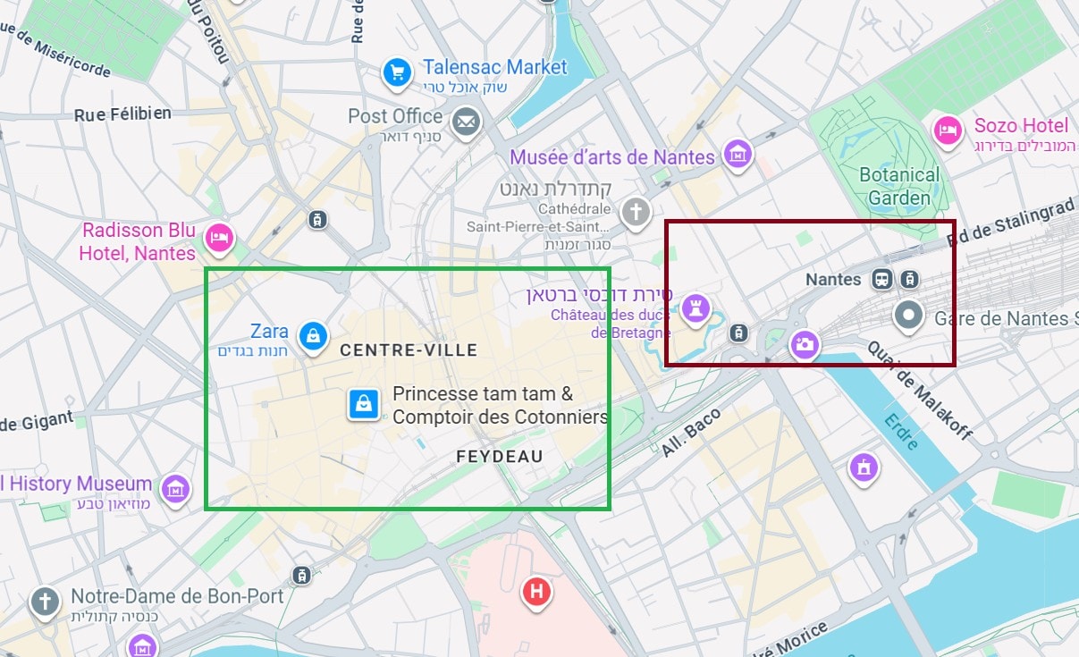 איפה לישון בנאנט?